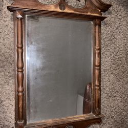 Vintage Federal Eagle  Mirror 