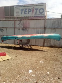 Canoe – Teal with Heavy Wear