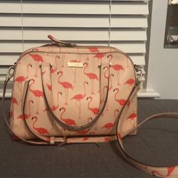 Kate spade purse flamingo hotsell