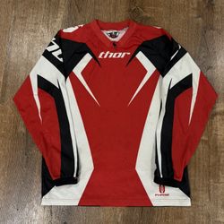 Red and black Thor MotoX jersey size medium