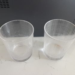 CB2 Juice Glasses Short 