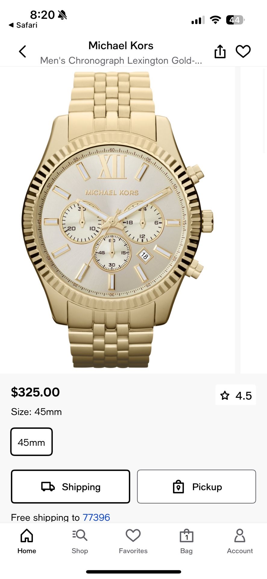 Mk Men’s Watch