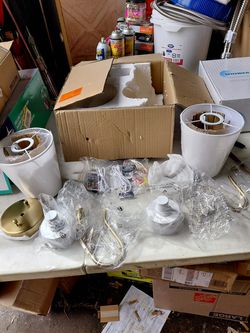 Briignite 2 pack rechargeable led light wall sconce light fixtures in brushed gold with remotes