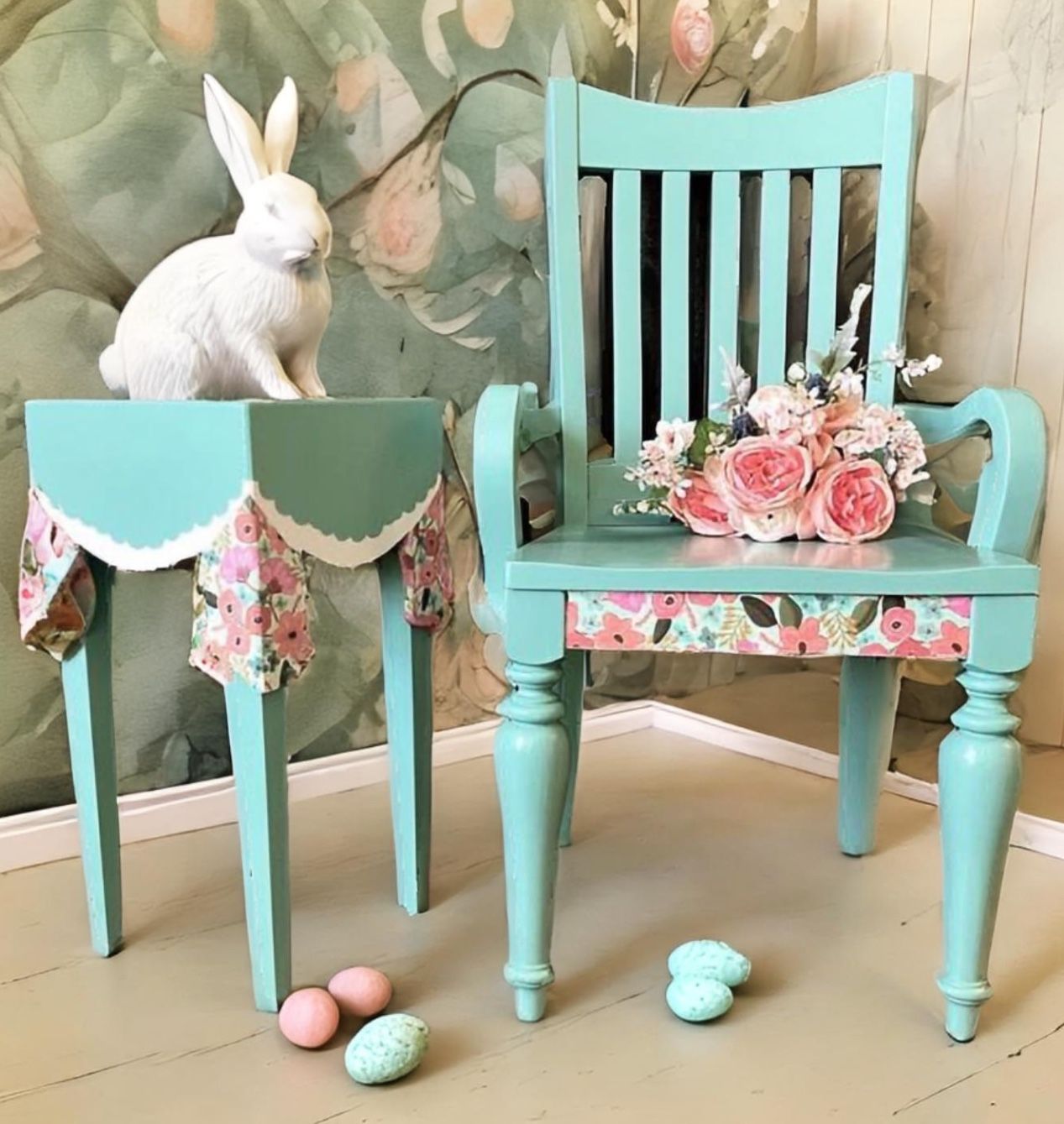 Chair and Accent Table 