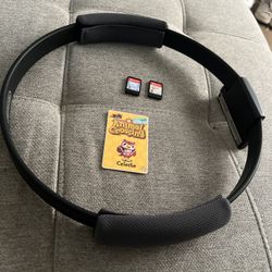 Switch Bundle (Bluey Videogame, RingFit Adventure+RingCon & More) LooseGamecards