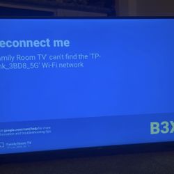 JVC 50” TV 