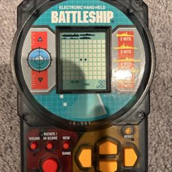 Vintage 1995 NASCAR and Battleship Handheld Games