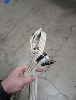 Component video audio cable