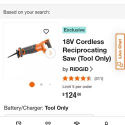 Selling My Pack Of Ridgid like  New