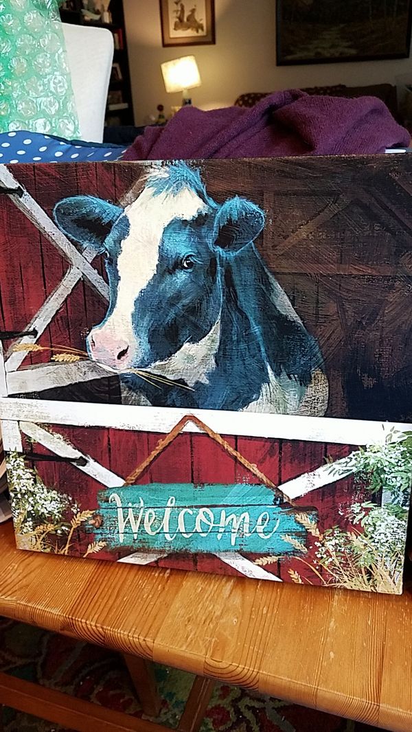 Farmhouse cow picture decor for Sale in Oxnard, CA - OfferUp