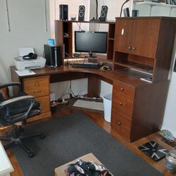 Three-Piece Corner Desk Set