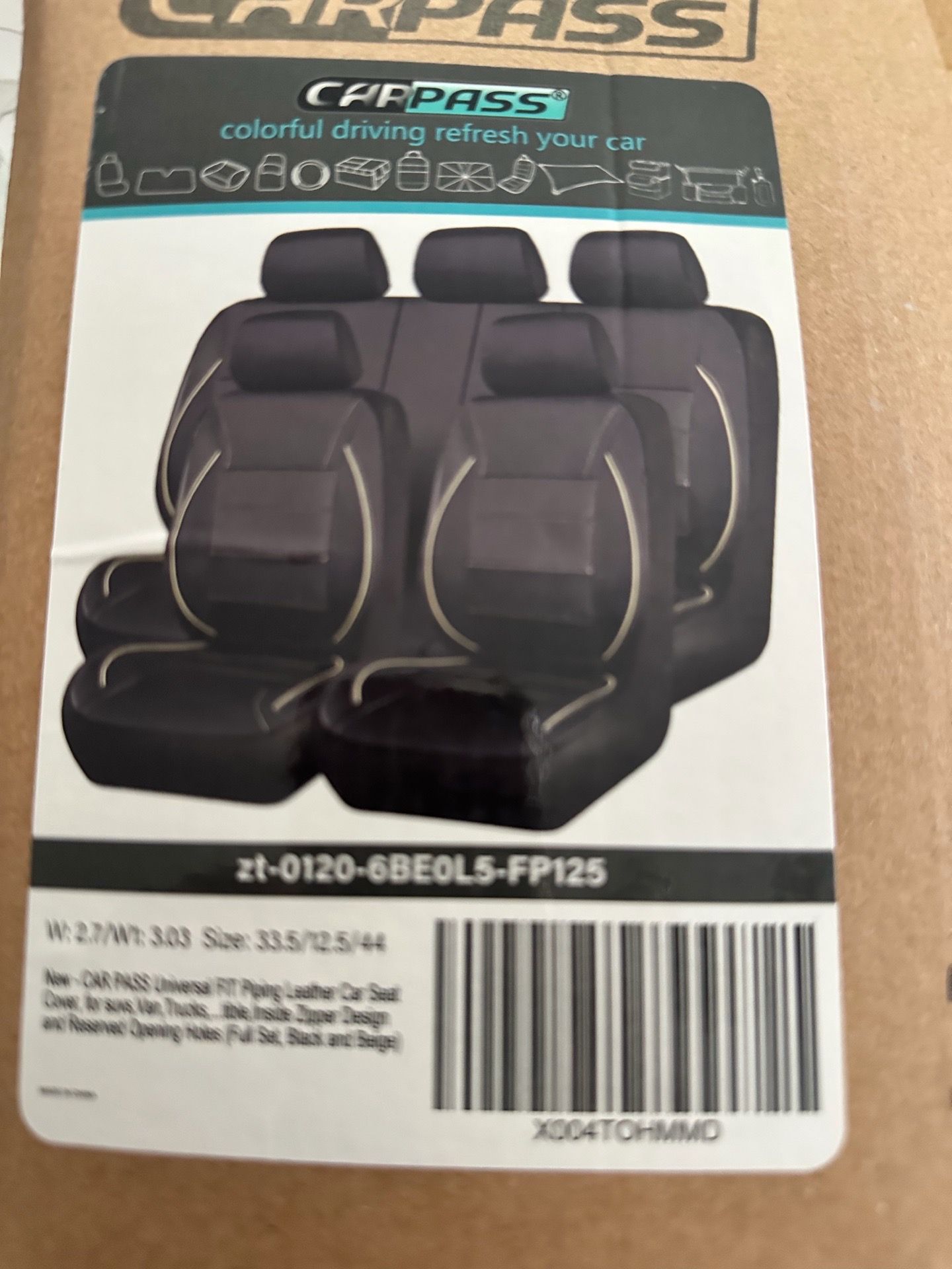 Universal Car Seat Covers New