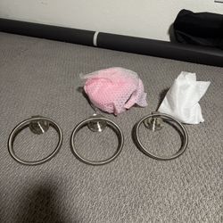 6 Towel Rack Rings