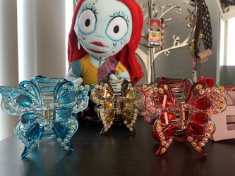 y2k aesthetic butterfly hair clips 