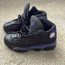 Jordan 13 Retro Court Purple (PS) Size 1Y 414575-015