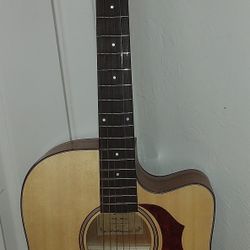 Donner Acoustic Guitar Kit for Beginner Full Size Cutaway Acustica DAG-1C 41” 