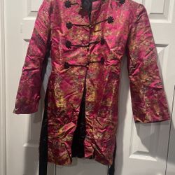 Asian Robe And Pant Set