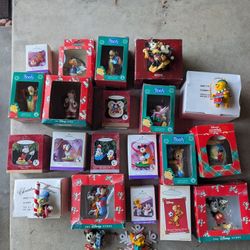 Vintage Disney Christmas Ornaments (Mickey/Minnie, Tigger, Donald Duck, Jiminy Cricket, Goofy, Winnie The Pooh & Friends)
