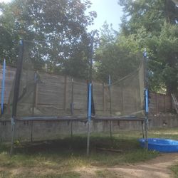 14 Ft Trampoline Needs Netting Replaced