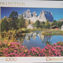 Clementoni 1000 Piece Jigsaw  Puzzle Passo Pordoi With A View To Sassolungo 
