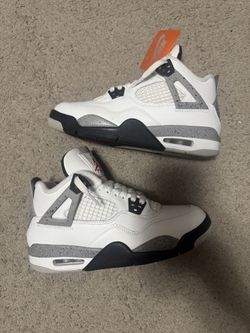 VNDS JORDAN 4 WHITE CEMENT SIZE 7Y