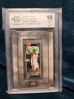 2 Labron Rookie cards & Doll