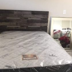 NEW Full Size Bed with New Mattress and Boxspring Included 