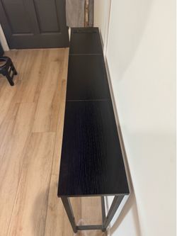 Modern Console Table with Built-In Outlets & USB Charging