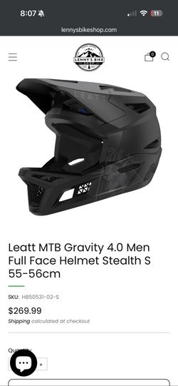 Leatt mountain bike helmet gravity 4.0