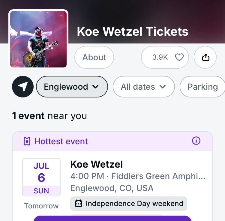 Koe Wetzel Tickets