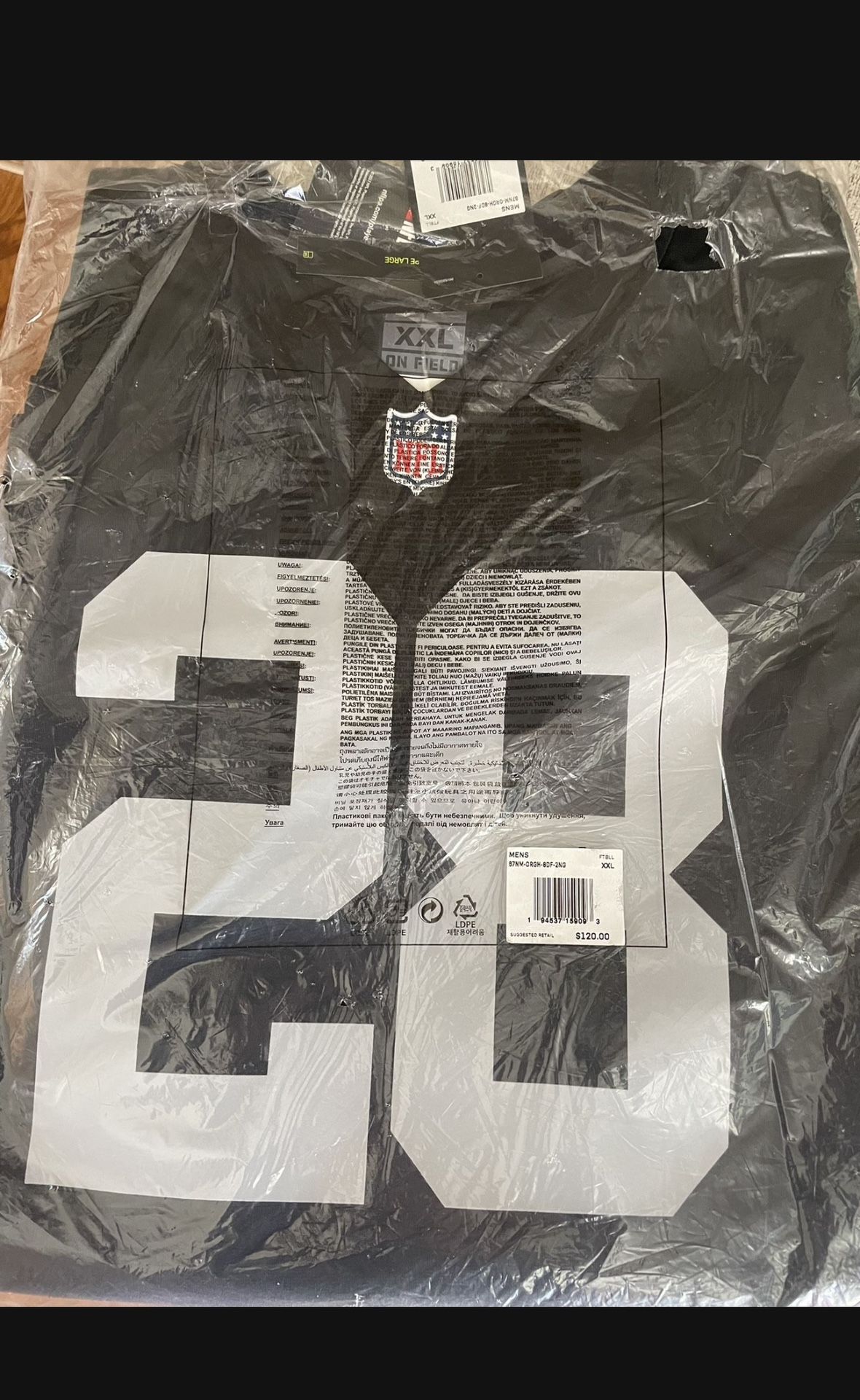 New Raiders Jersey