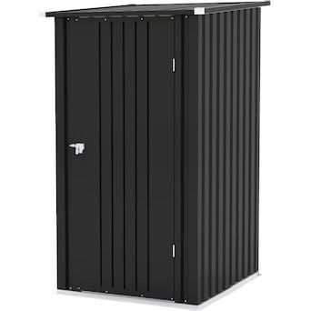 🔥Special Discount 🔥Outdoor Storage Shed,Small Garden Tool Storage Shed with Sloping Roof and Single Lockable Door, Outdoor Shed for Backyard Garden