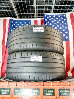 ⭐️  USED TIRES 265/40ZR21 MICHELIN PILOT SPORT 4S MAX PERFORMANCE LUXURY TOTAL SAFETY CONTROL 265 40 21