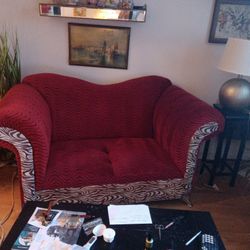 A Nice Velvet Couch Loveseat