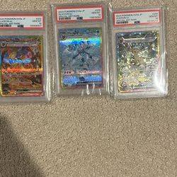 Pokemon TCG Terrastial Festival PSA 10 Eeveelutions
