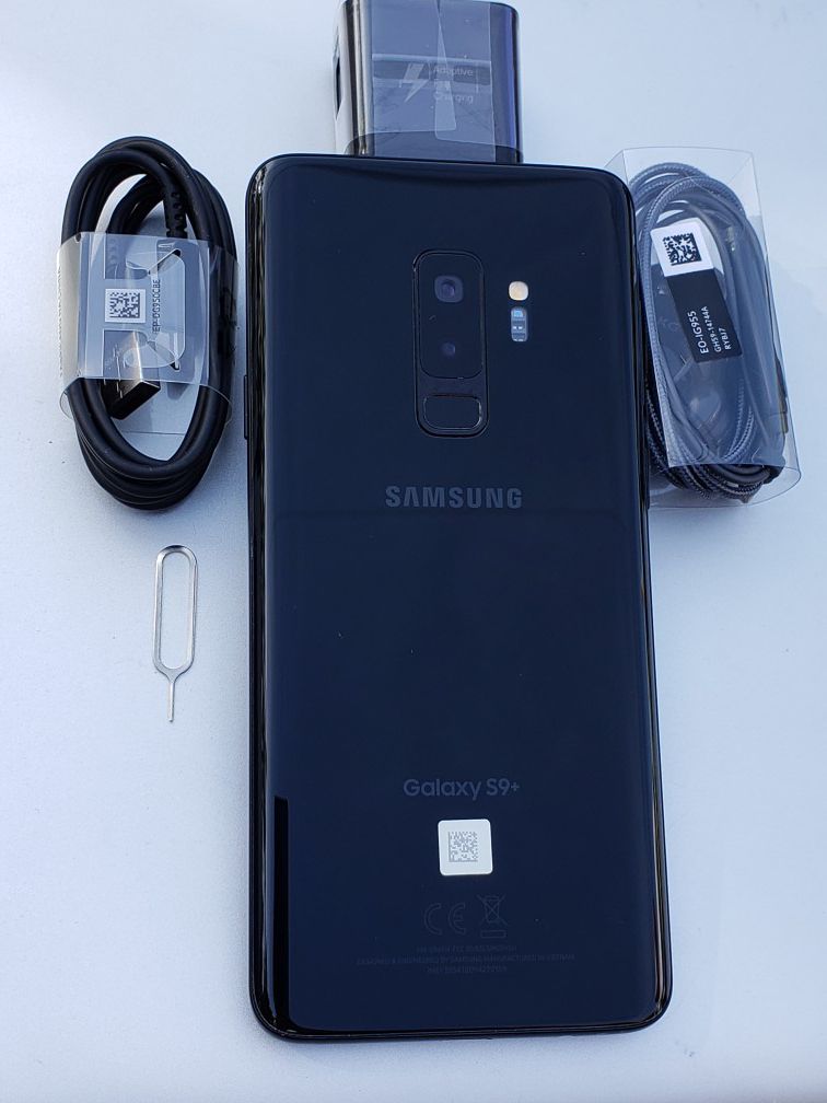 Samsung Galaxy S9 Plus 64GB Clean Unlocked Metro T-Mobile AT&T Cricket Sprint Boost Mobile Verizon Telcel Black