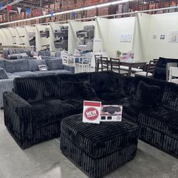 Sectional Sofa With Ottoman Brand New 