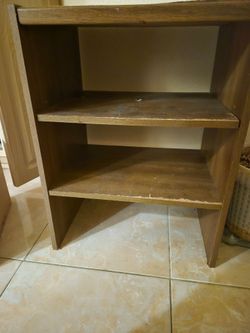 Two Shelf Compact Storage Unit