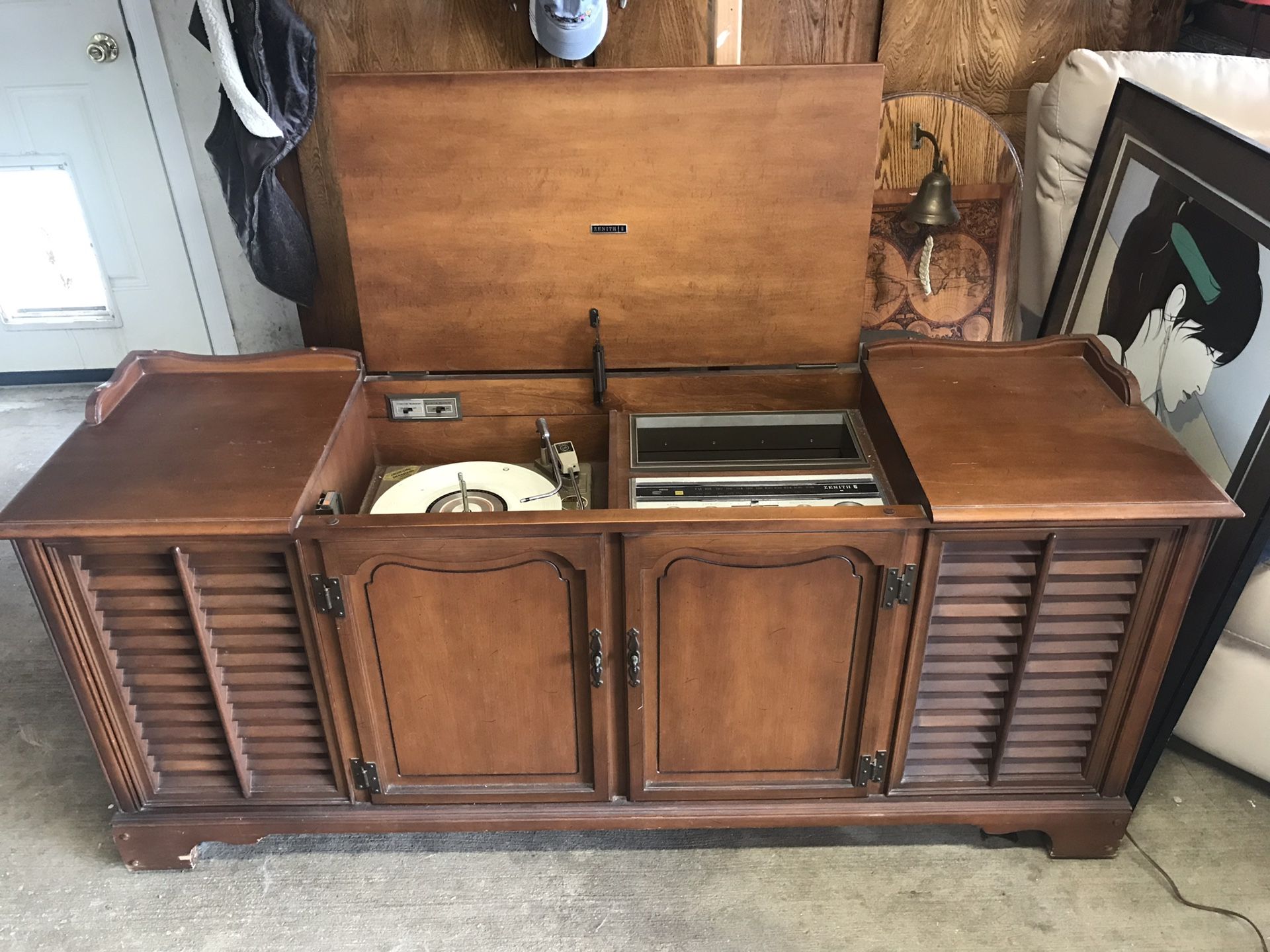 60s/70s Zenith Record Player Console