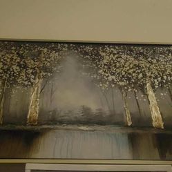Large Forest Painting (Read Description)