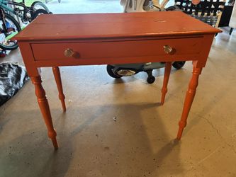 Antique Wooden Farmhouse Table -