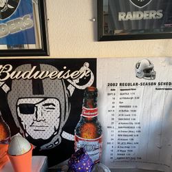 Raiders 2002 Schedule Banner