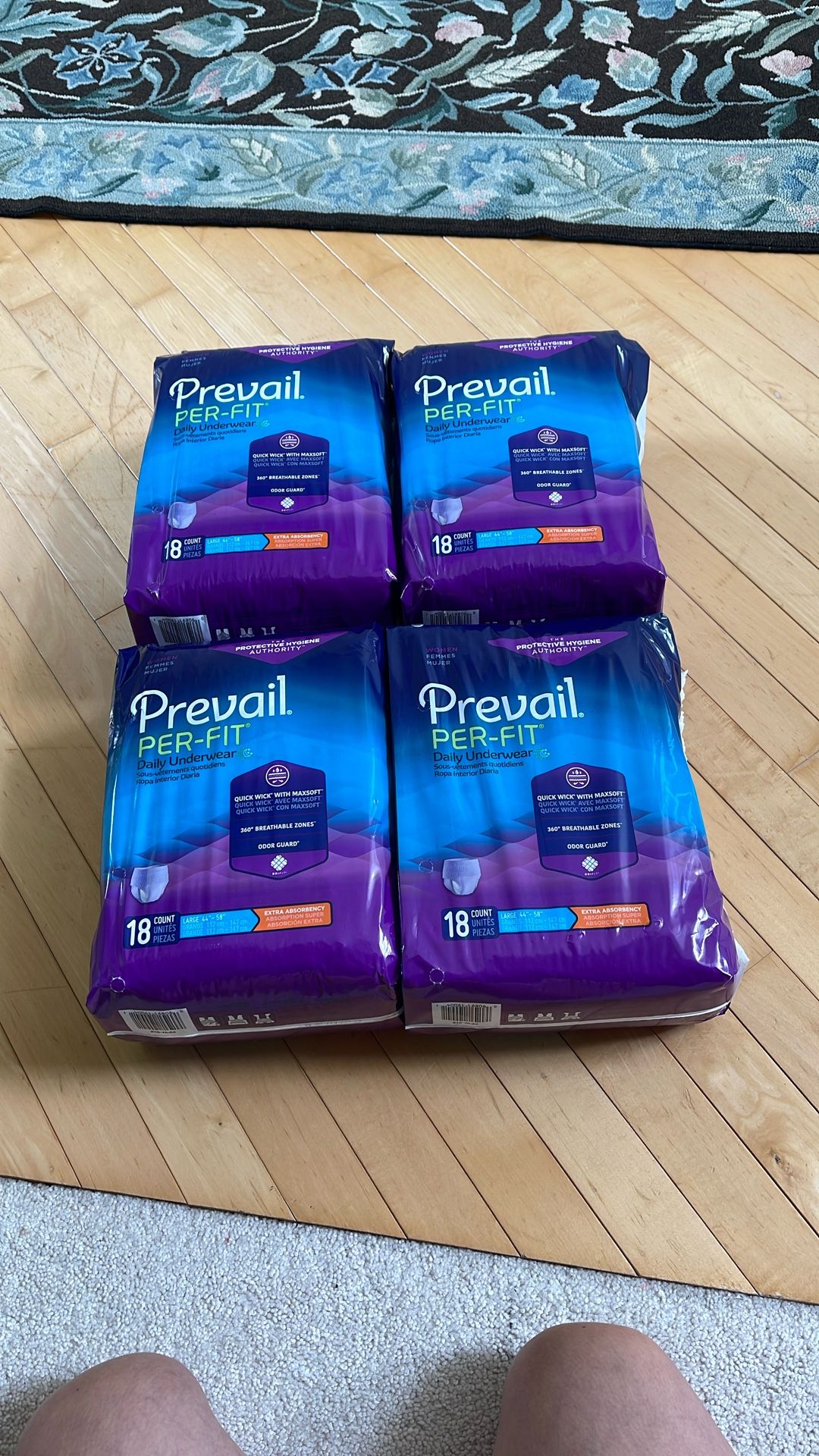 Prevail Daily Underwear 18 Ct