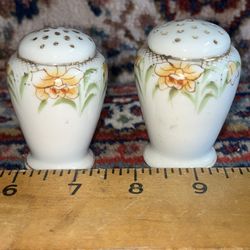 Cute Vintage Porcelain Salt & Pepper Shakers