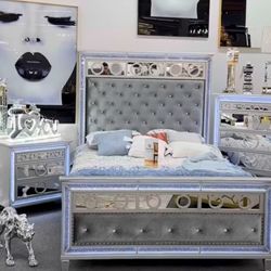 New 4pc Bedroom Set In Box 📦 Buy Now Pay Later Bedroom Set Starting At $599