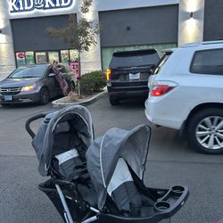 Two seater stroller