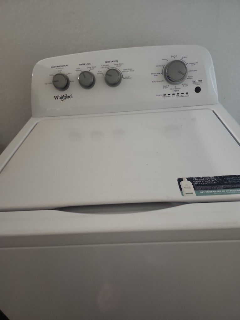Working Whirlpool Washer
