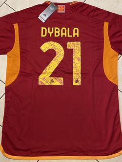 AS Roma Paulo Dybala # 21 Jersey Burgundy , Unisex 