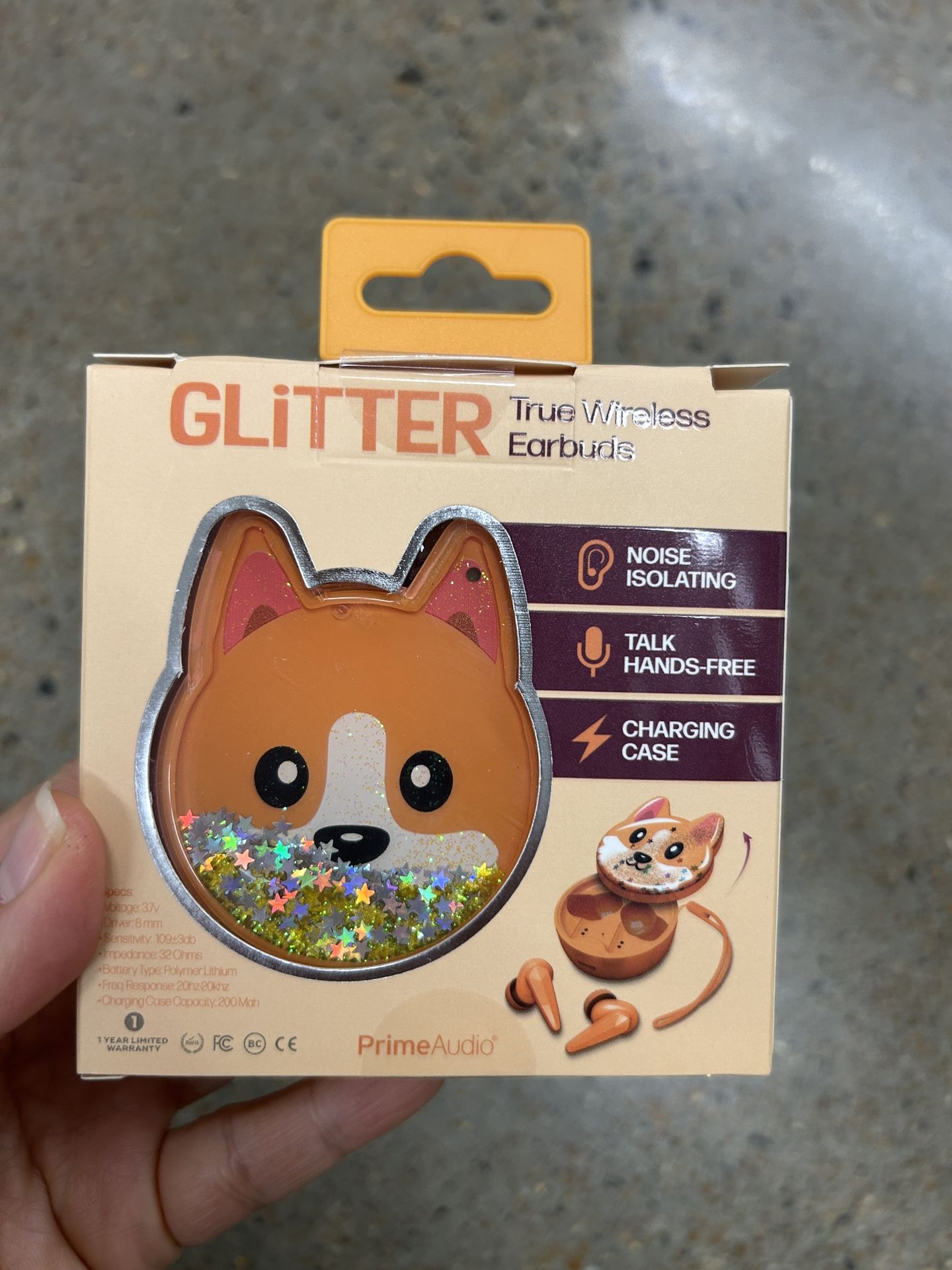 NWT glitter true wireless earbuds
