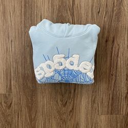 Baby Blue Sp5der hoodie